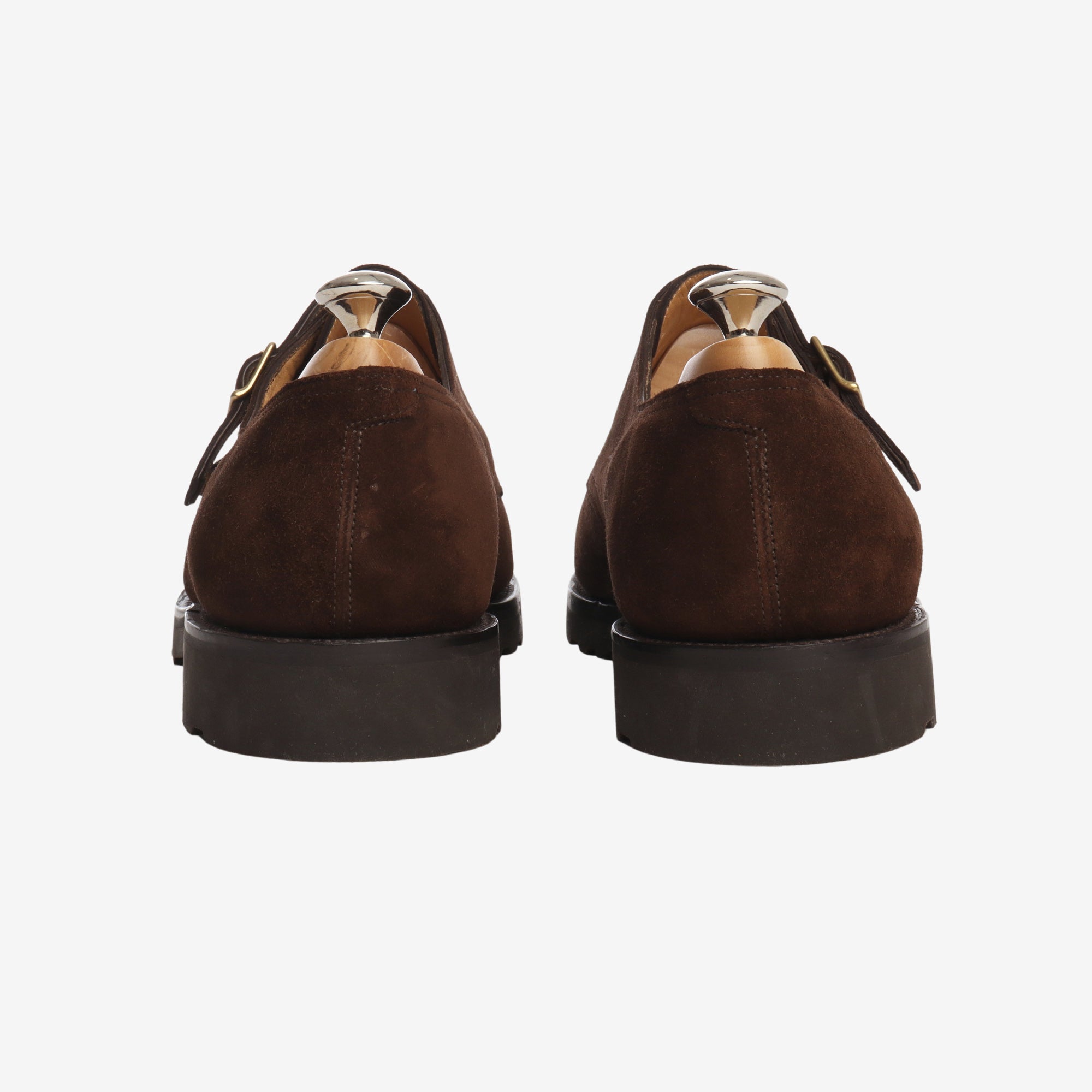 William New Standard Suede Monk Strap + Trees