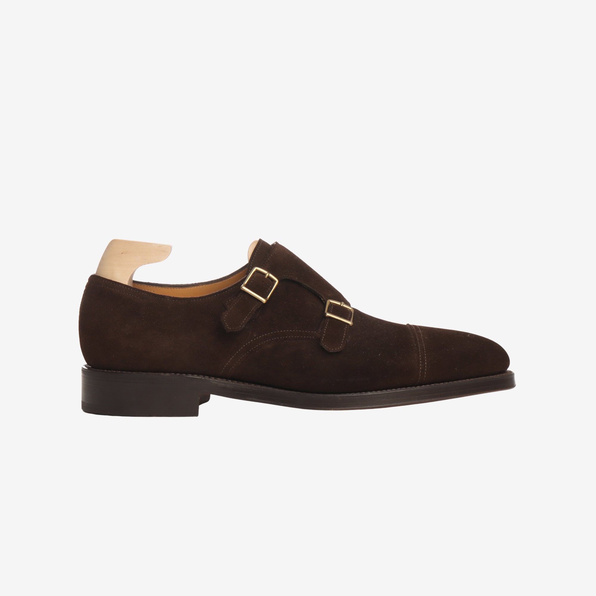 William Suede Monk Strap + Trees