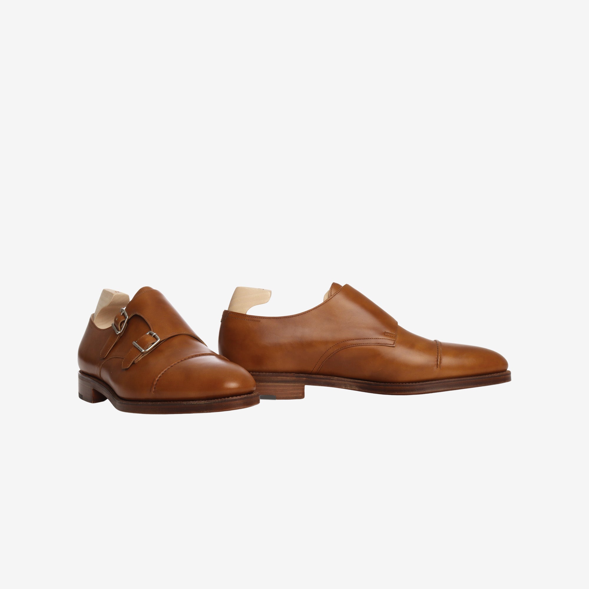 William II Leather Monk Strap + Trees