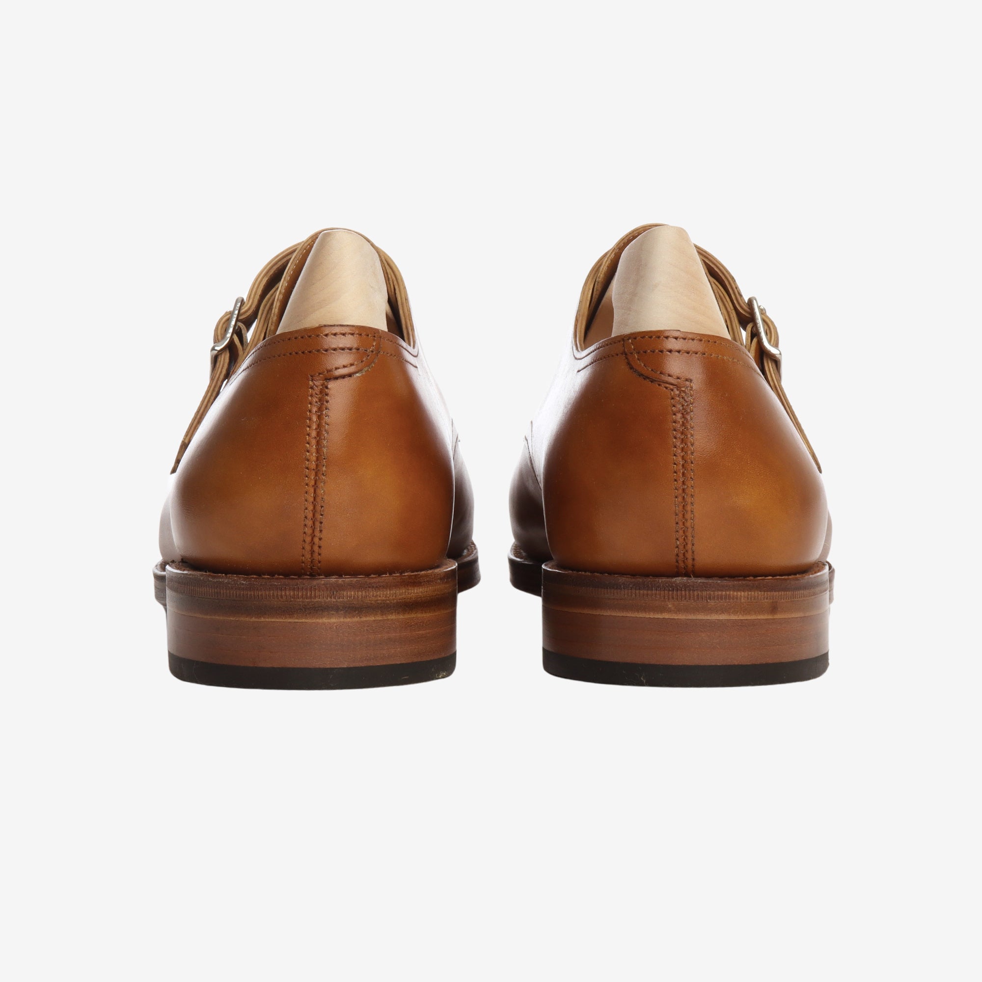 William II Leather Monk Strap + Trees