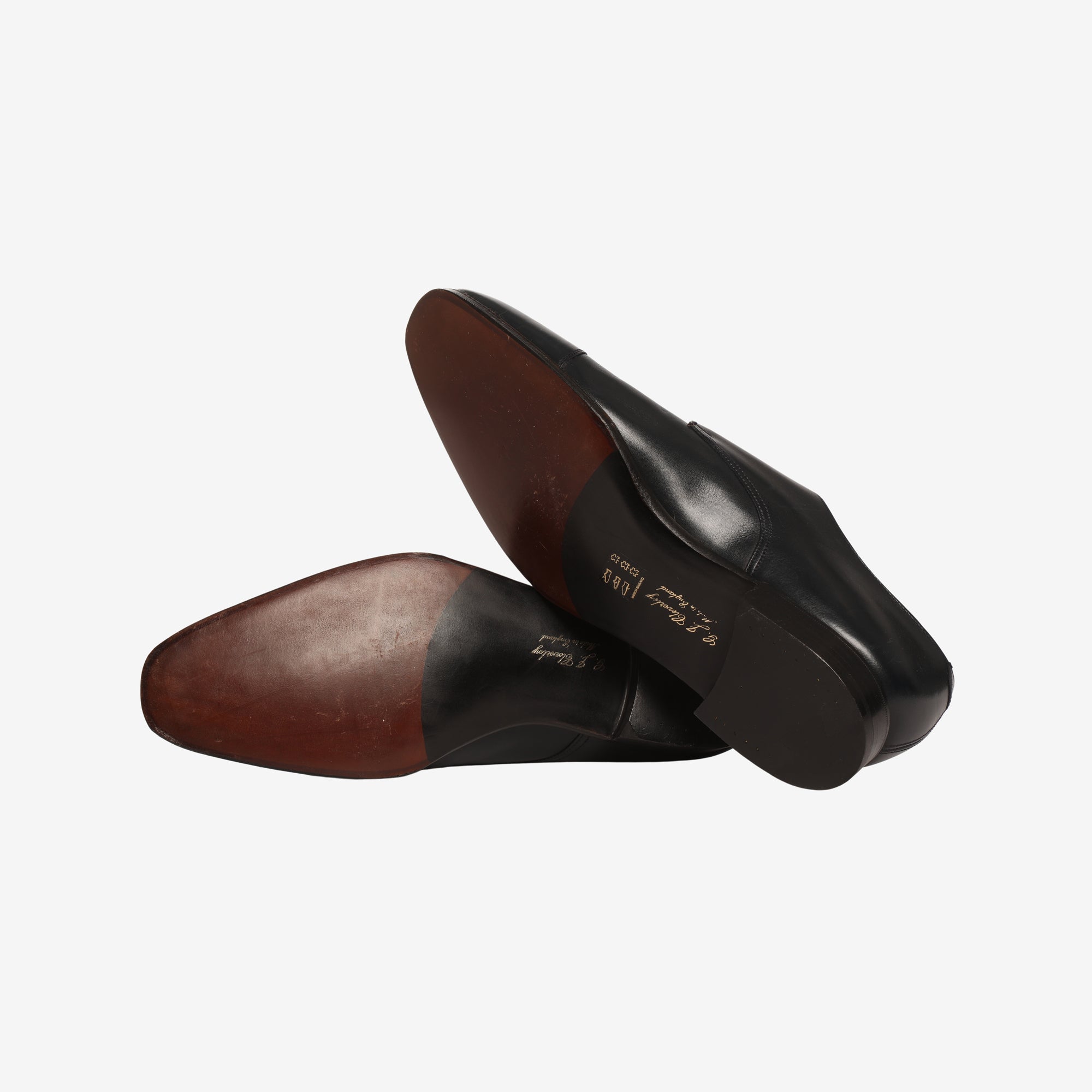 Thomas Cap-Toe Leather Monk-Strap Shoes