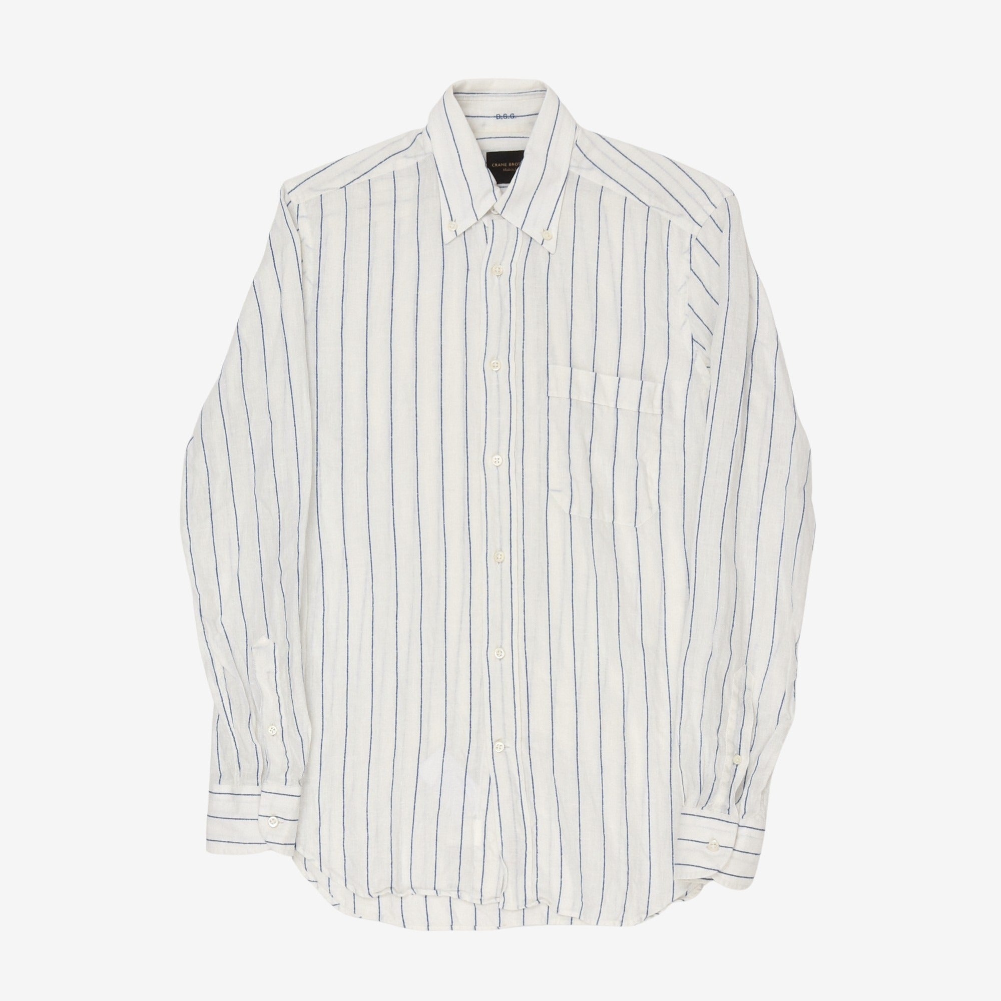 Linen Blend Stripe Shirt