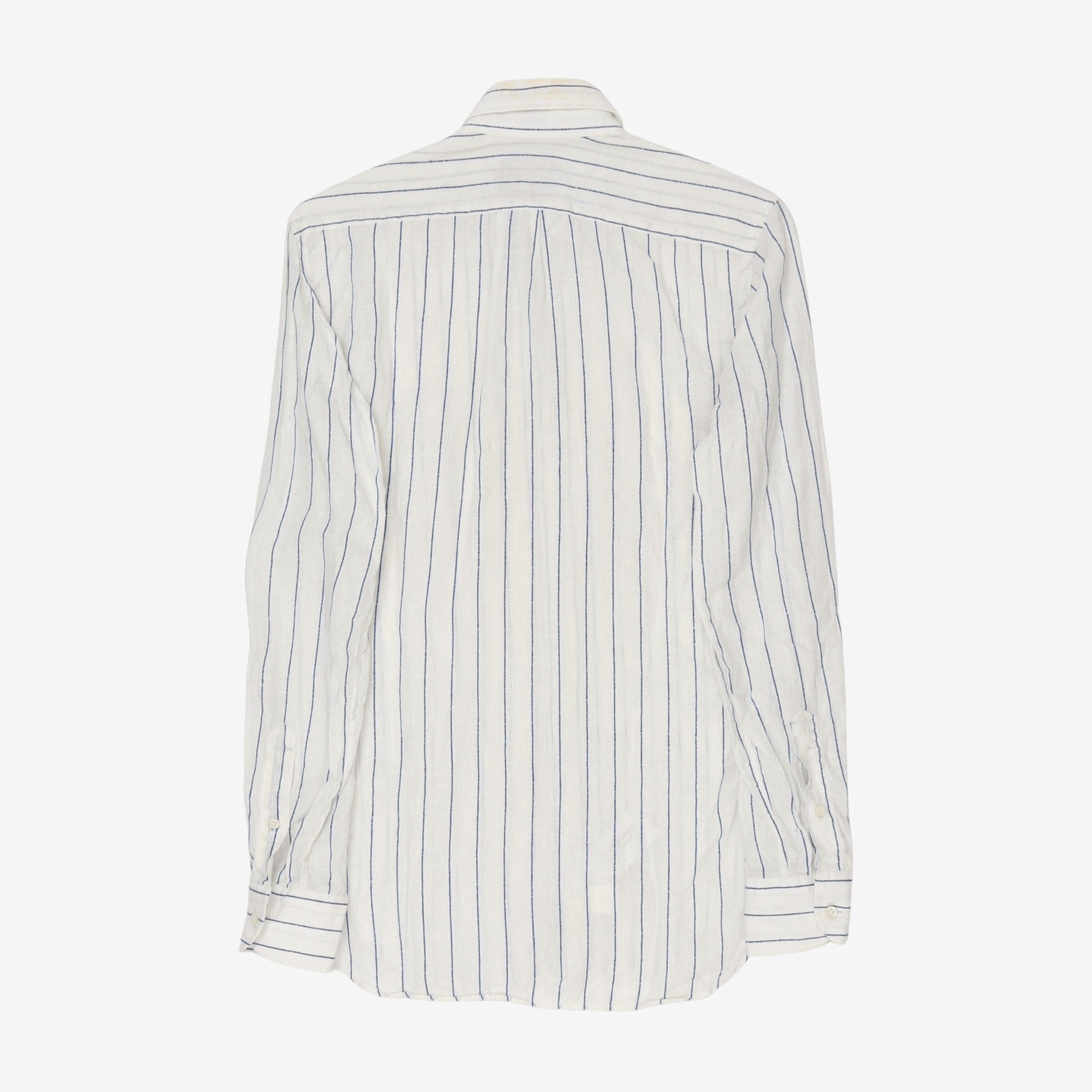 Linen Blend Stripe Shirt