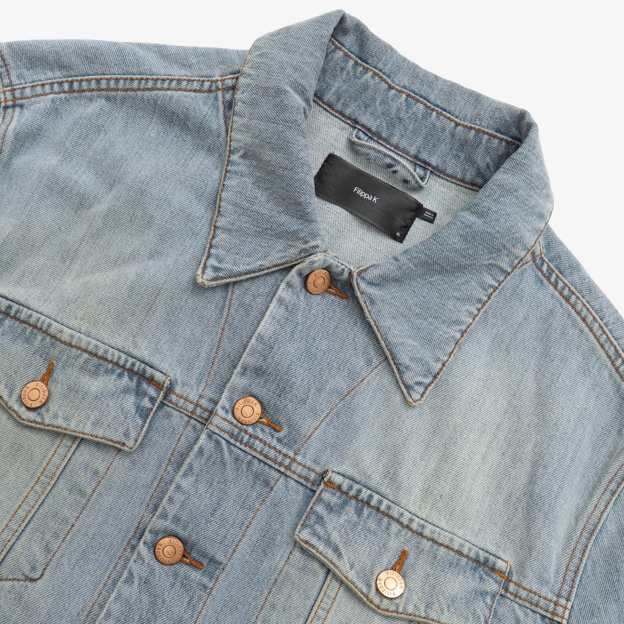 Light Stone Wash Jean Jacket