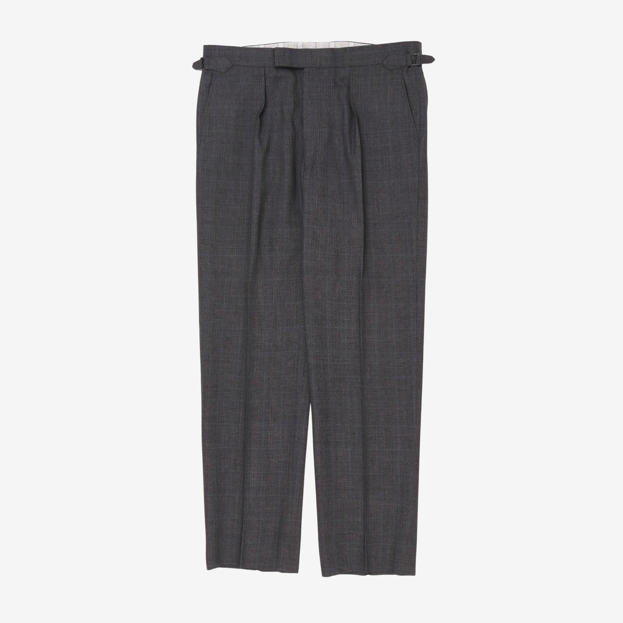 Bespoke Wool Pleated Trousers