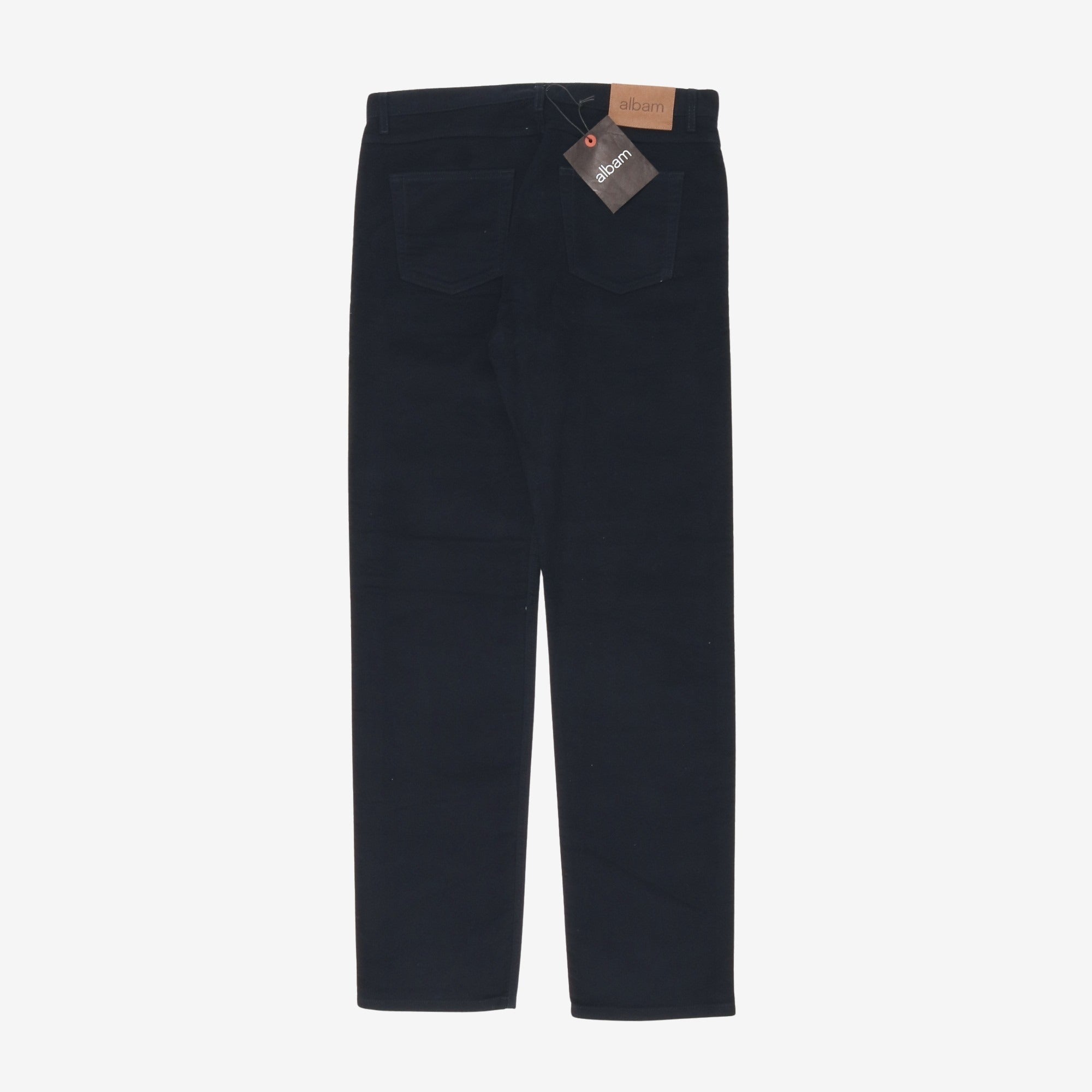 Regular Fit Brushed Cotton Trousers