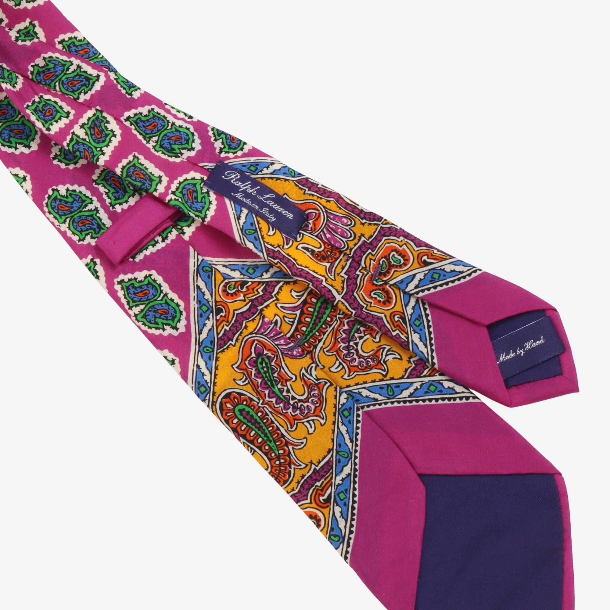 Purple Label Paisley Silk Tie