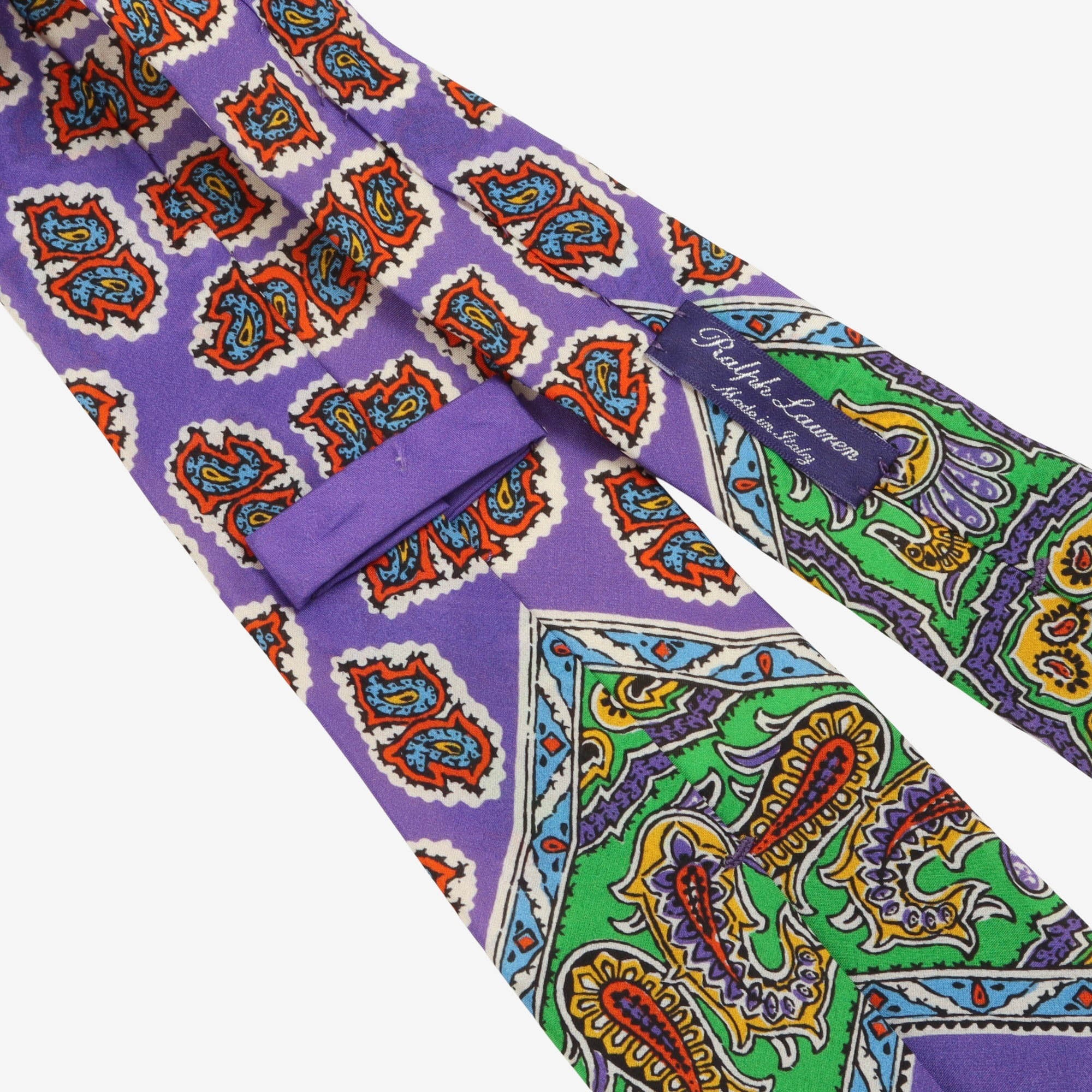 Purple Label Paisley Silk Tie