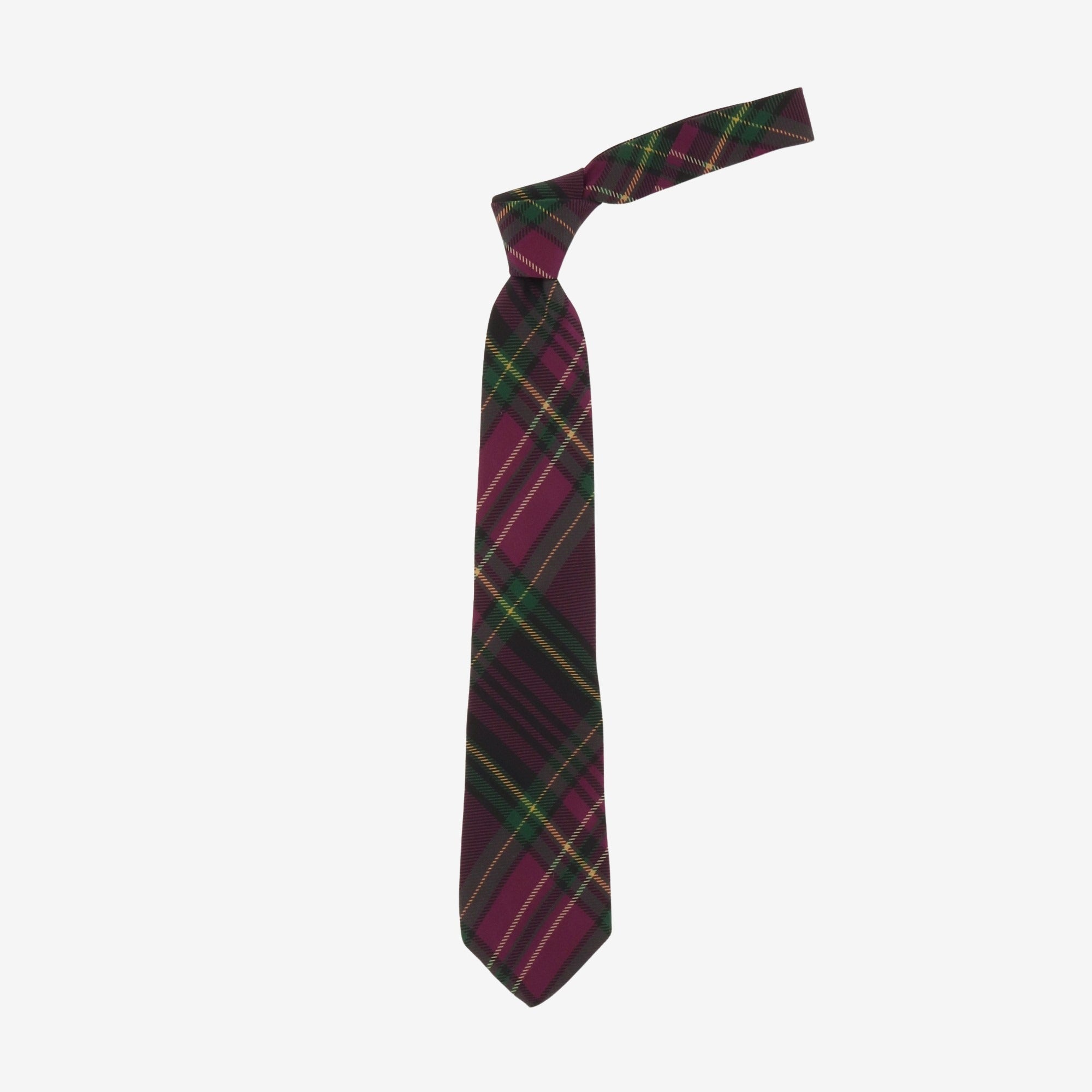 Purple Label Silk Check Tie