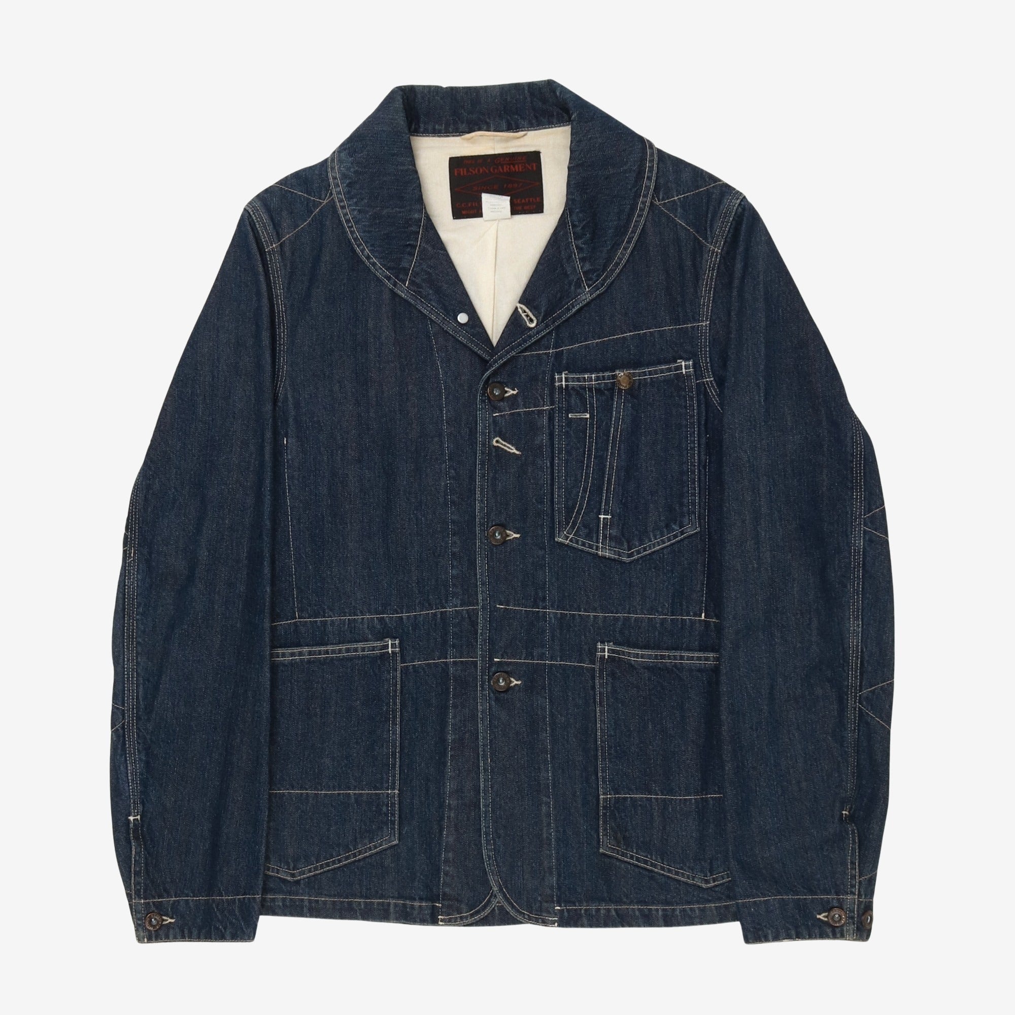 Black Label Denim Coverall Miner Jacket