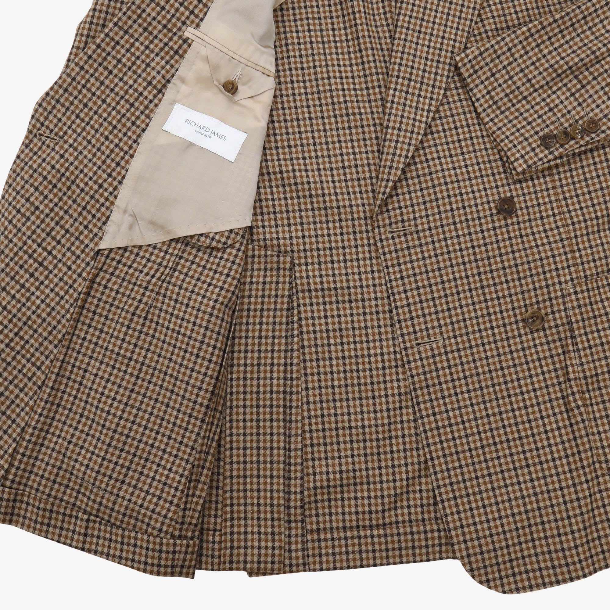 Wool Check DB Suit