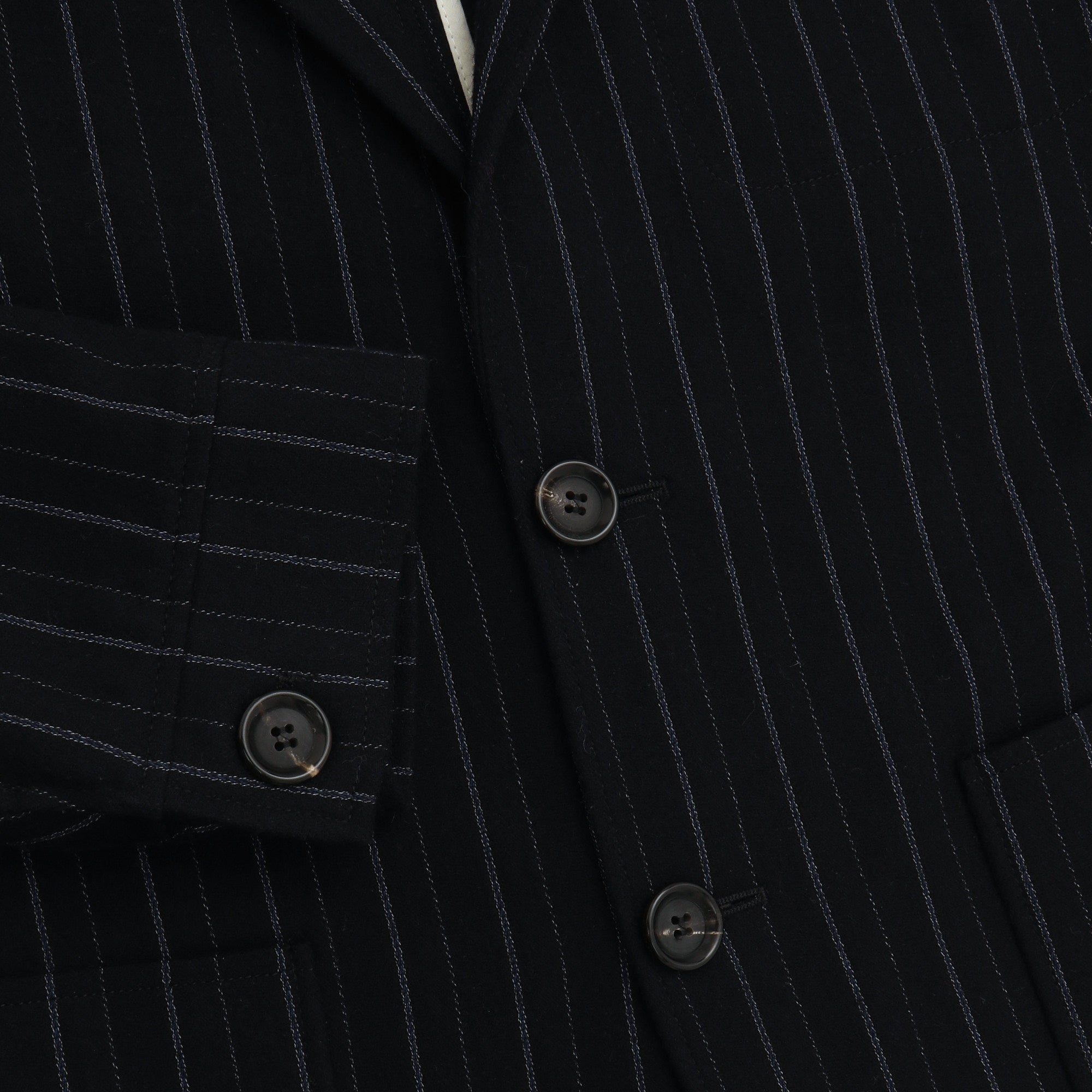 Wool Blend Stripe Suit