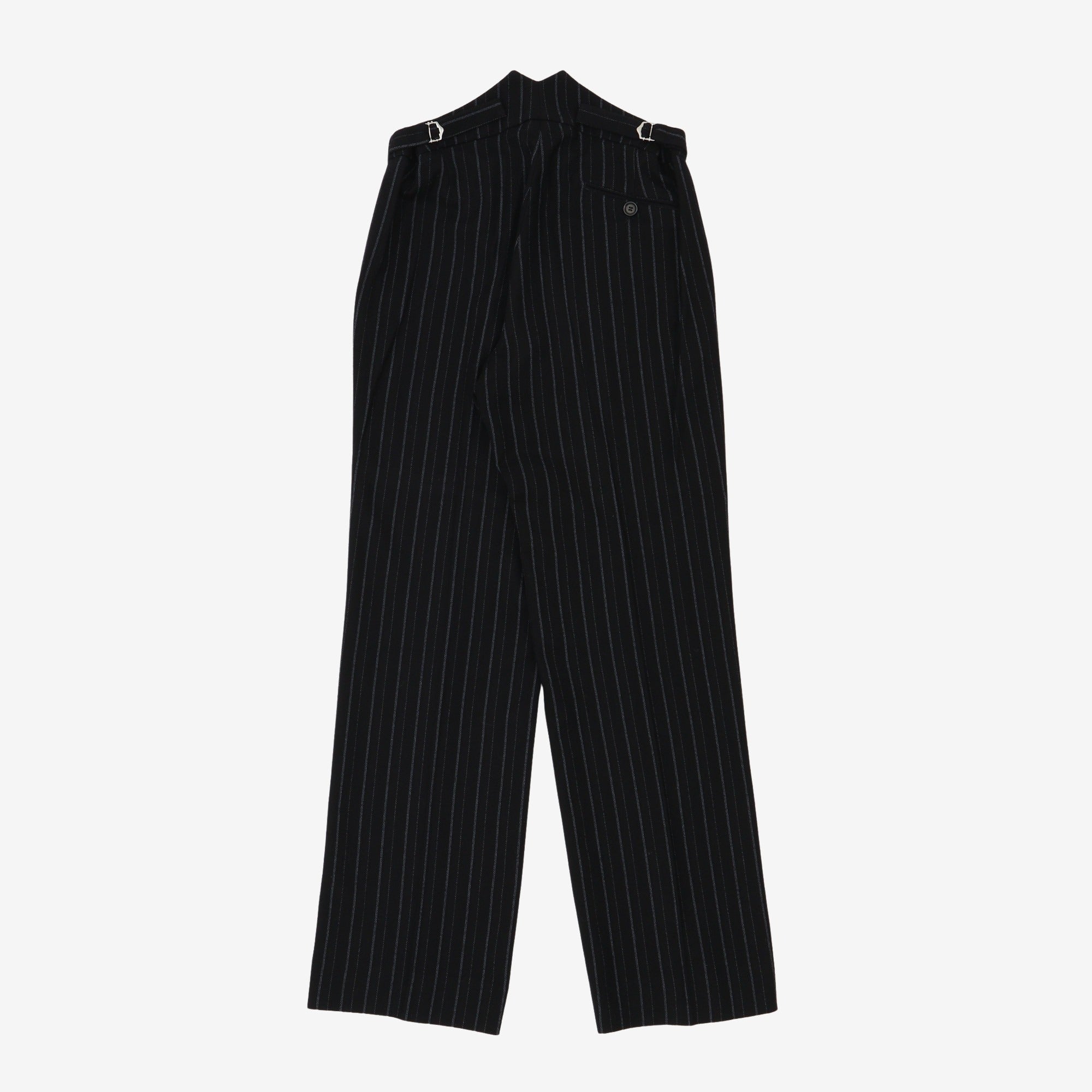 Wool Blend Stripe Suit