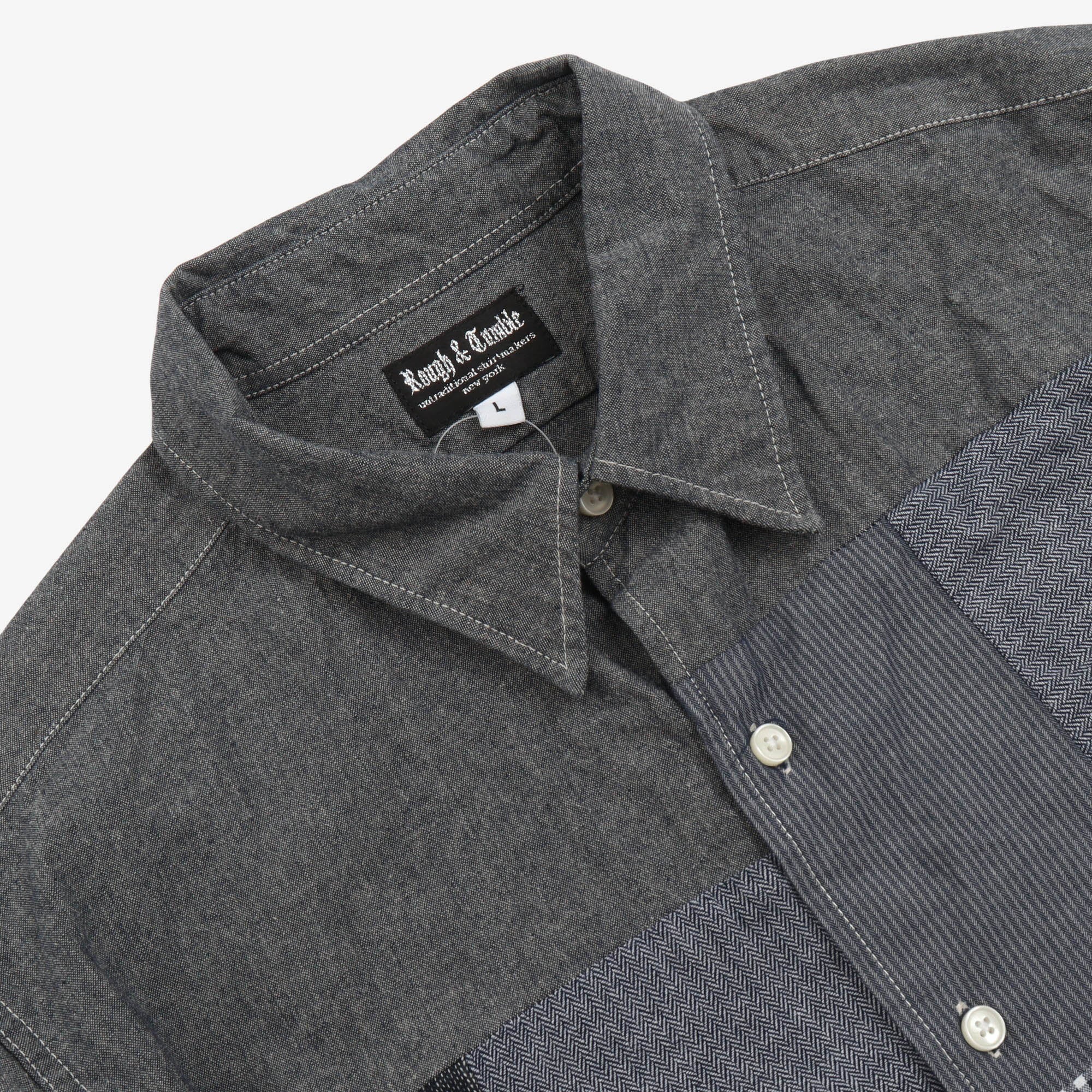 Patchwork Chambray Shirt