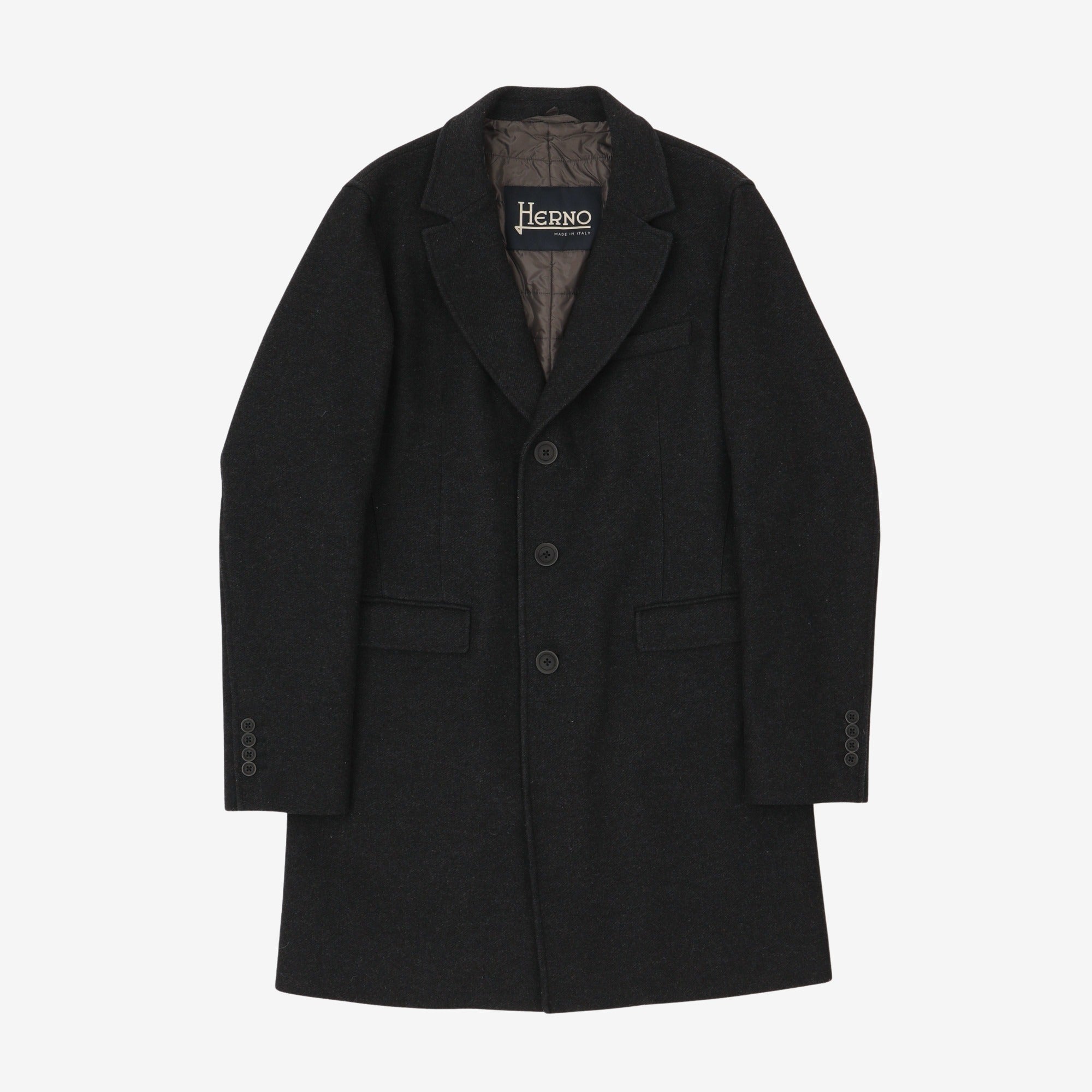 Wool Down Padded Coat