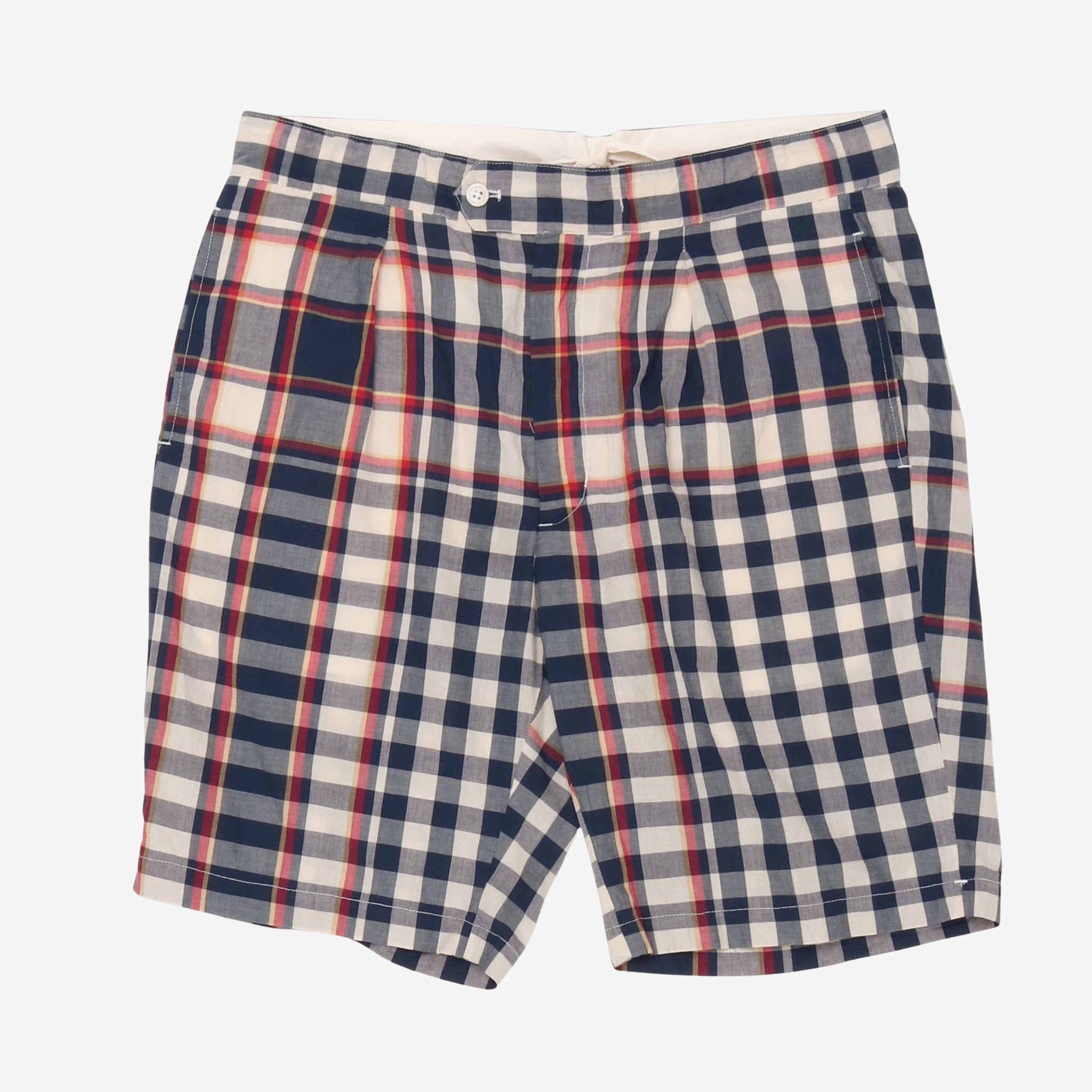 Madras Check Shorts