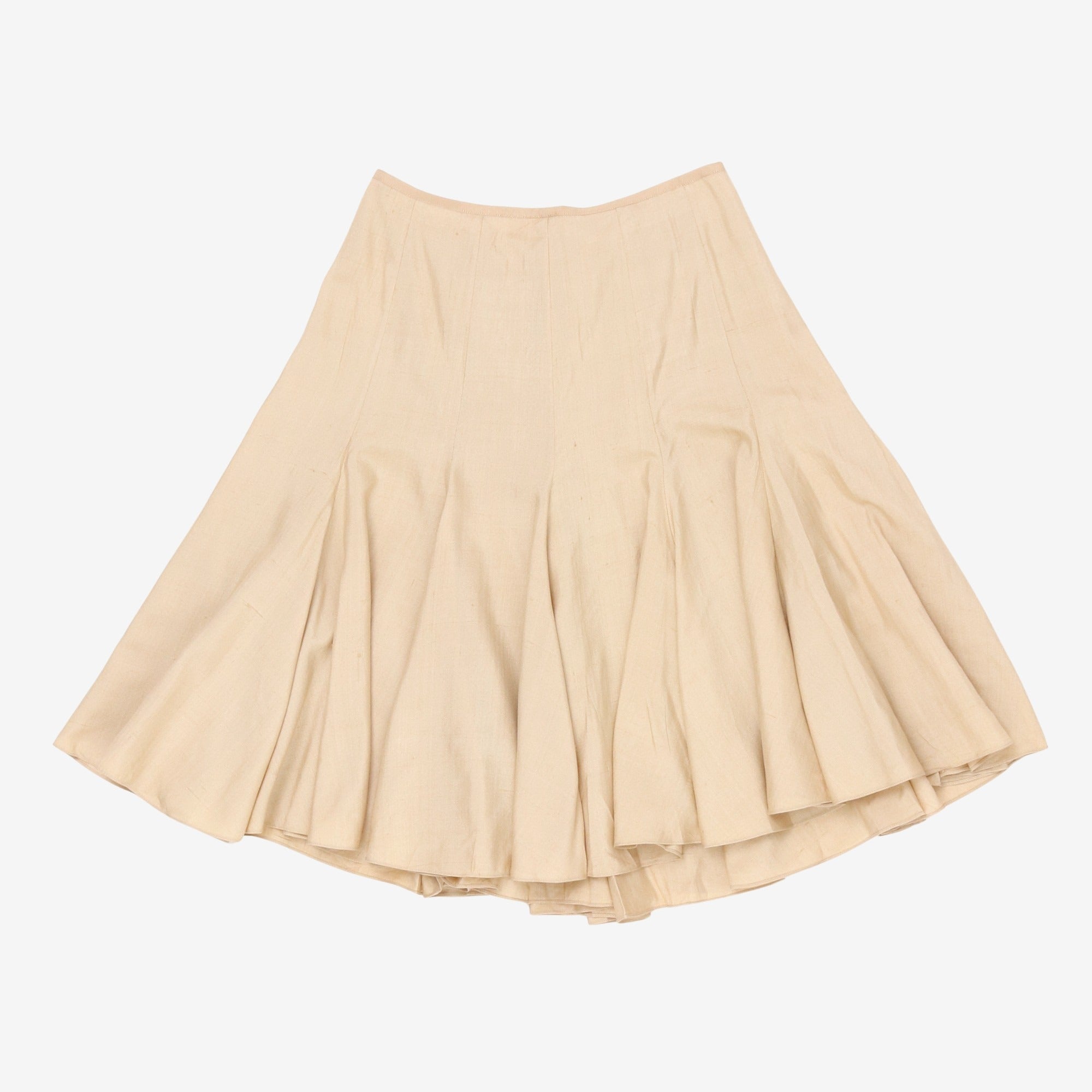 Silk Panelled Skirt