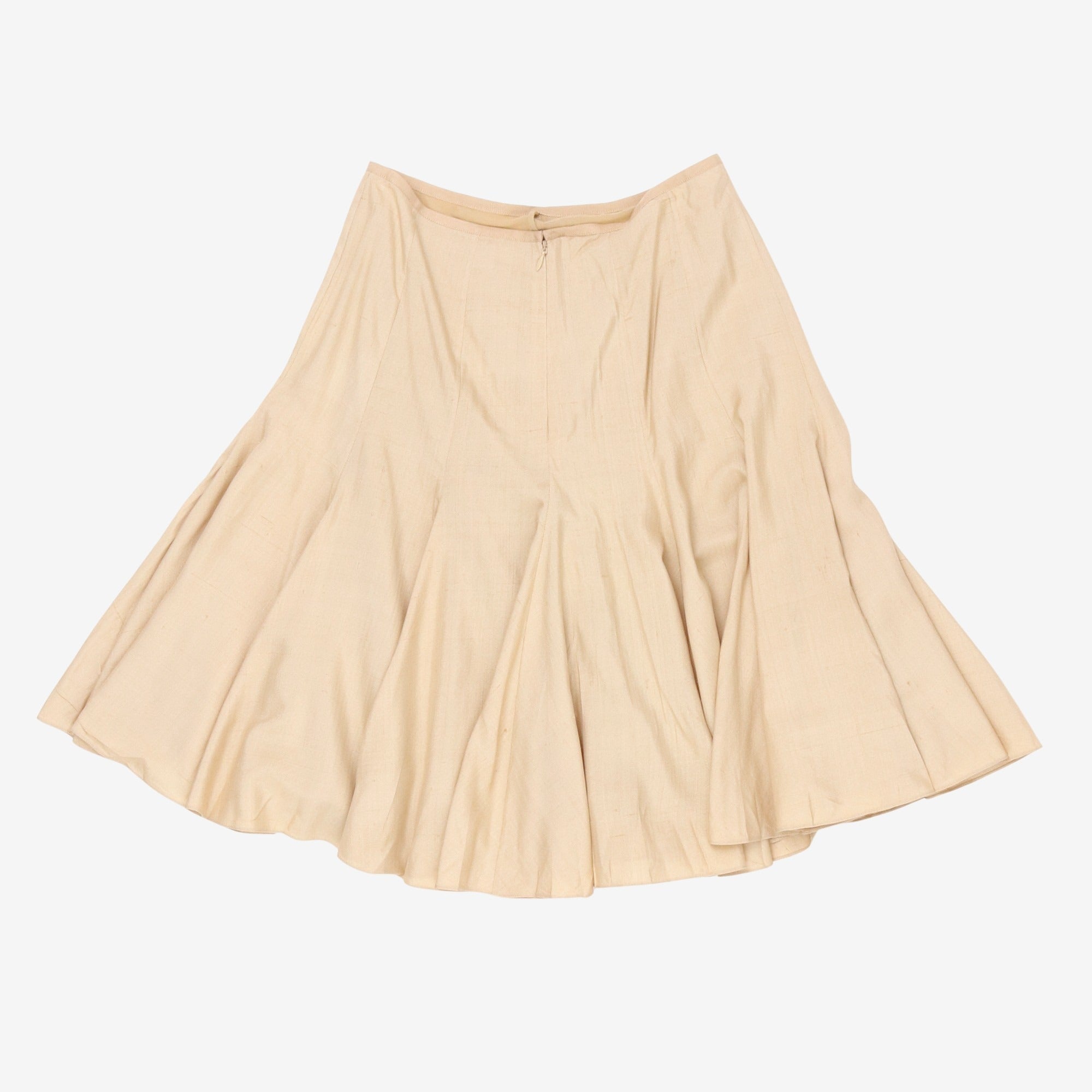 Silk Panelled Skirt