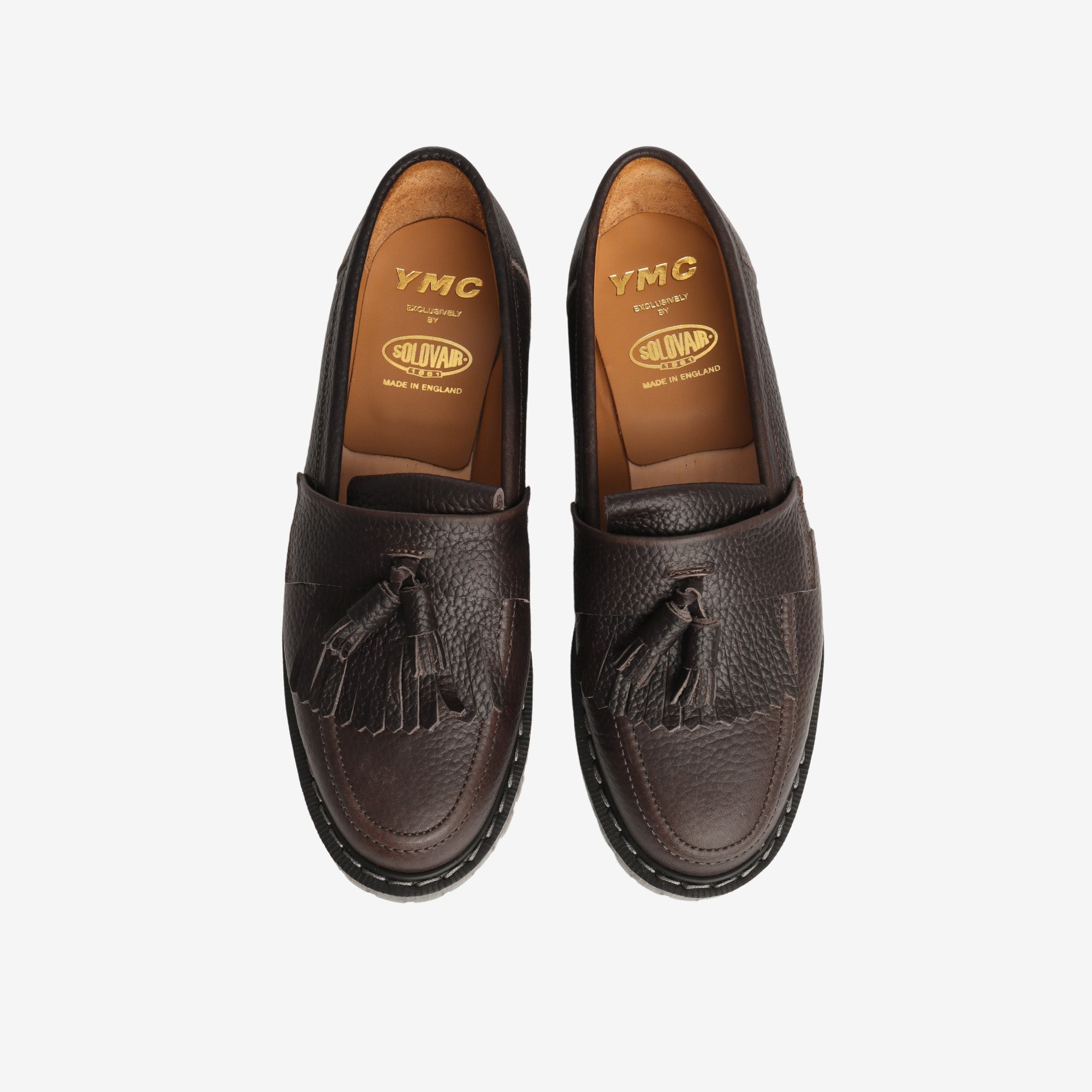 YMC Leather Grained Tassel Loafer