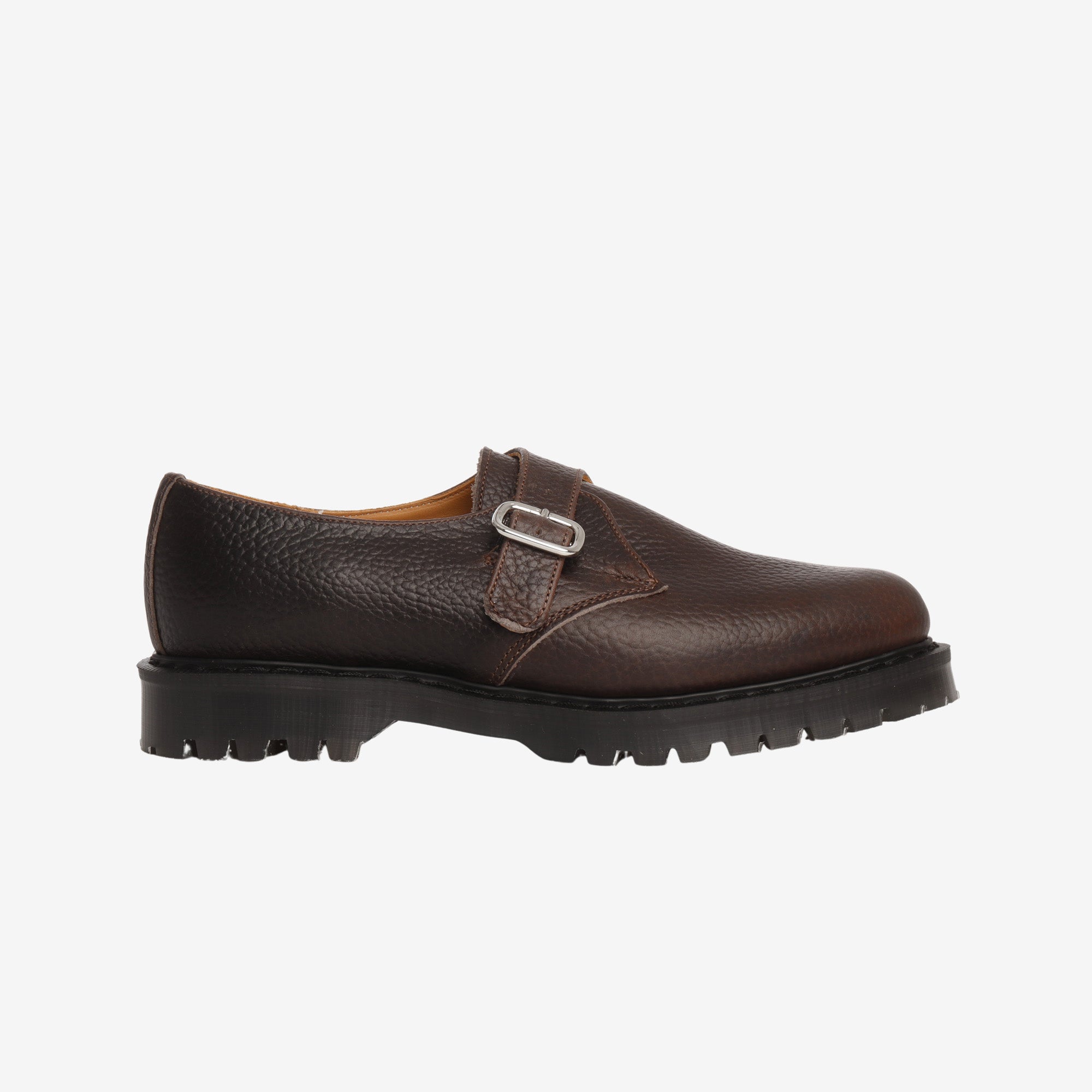 YMC Monk Strap Grain Leather