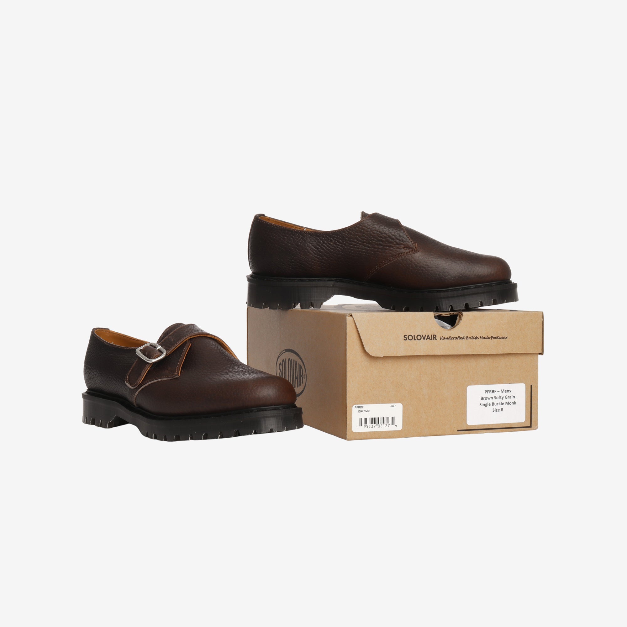 YMC Monk Strap Grain Leather