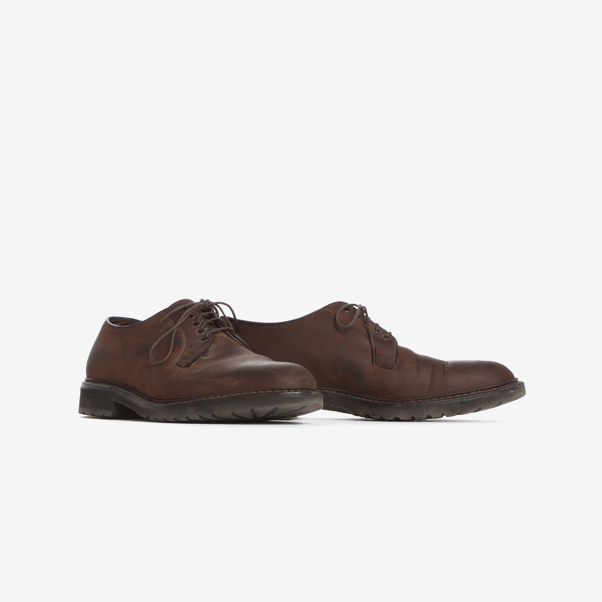 Rustic Leather Derby Shoes