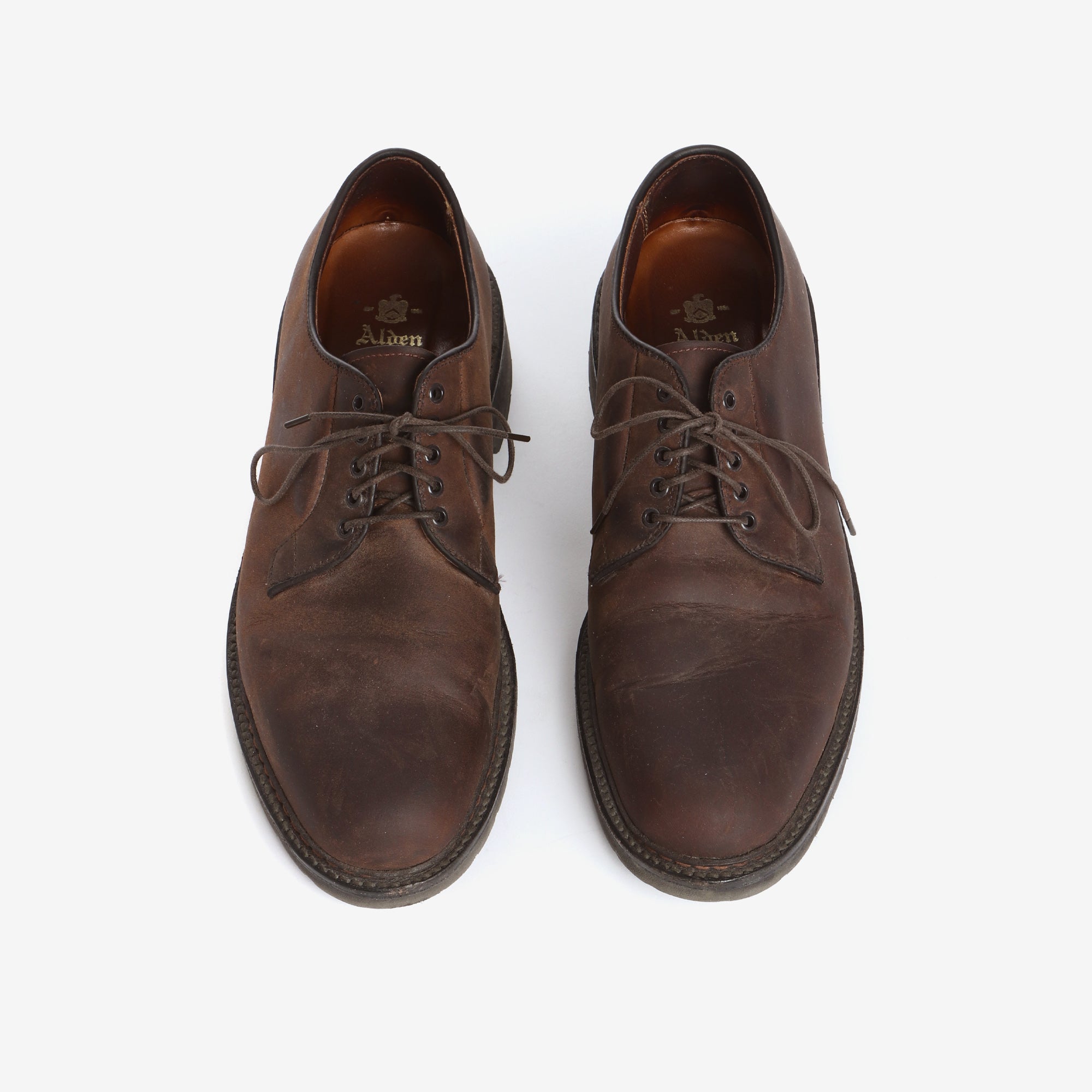 Rustic Leather Derby Shoes